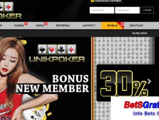 UnikPoker - Bonus new member 30