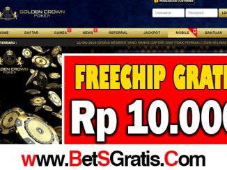 goldencrownpoker - freechip gratis rp 10.000 tanpa deposit