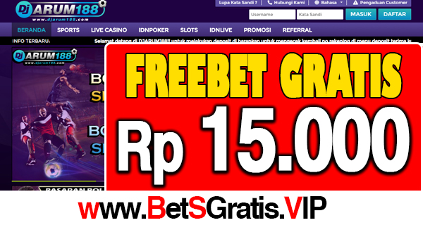 Djarum188 Freebet Gratis Rp 15.000 Tanpa Deposit