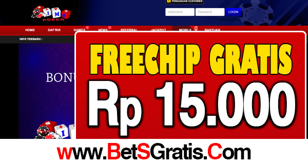 Imopoker Freechip Gratis 15.000 tanpa deposit