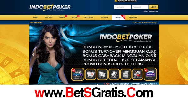 IndoBetPoker Bonus New Member 10% + 100%