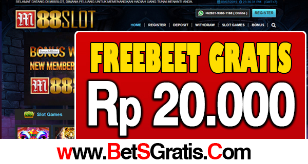 m88slot freebet 20.000 tanpa deposit