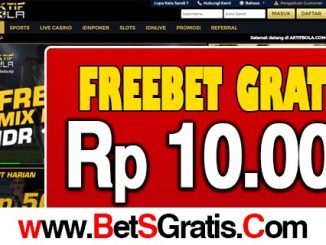 AktifBola Freebet MixParlay Rp 10.000 Gratis Tanpa Deposit