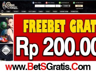 DoaTogel Freebet Gratis RP 200.000 Tanpa Deposit