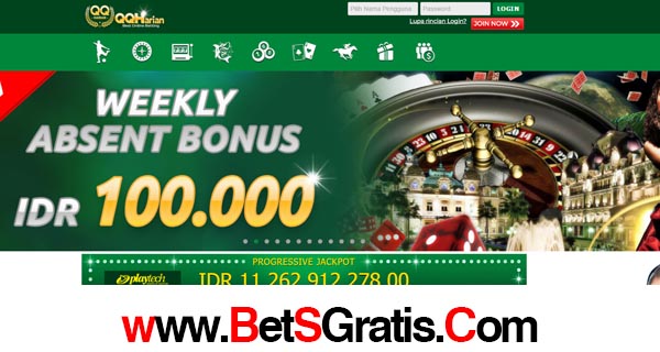 QQHarian Welcome Cashback 100%