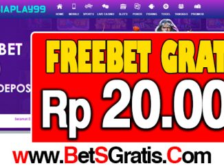 AsiaPlay99.com Freebet Gratis 20.000 Tanpa Deposit