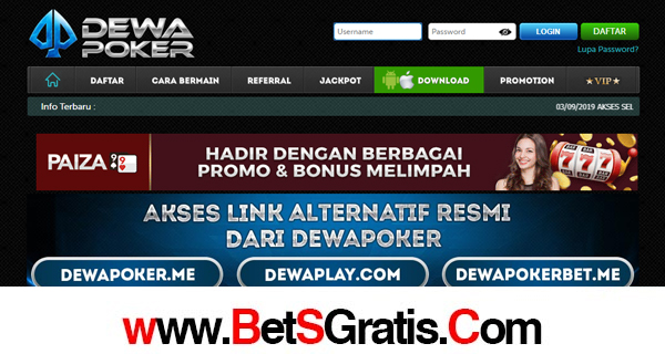 DewaPoker Link Alternatif