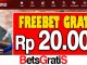 SBOUNO Freebet Gratis Rp 20.000 Tanpa Deposit