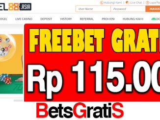 Togel88 Freebet Gratis Rp 115.000 Tanpa Deposit