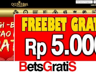 QQ303 Freebet Gratis Rp 5.000 Tanpa Deposit