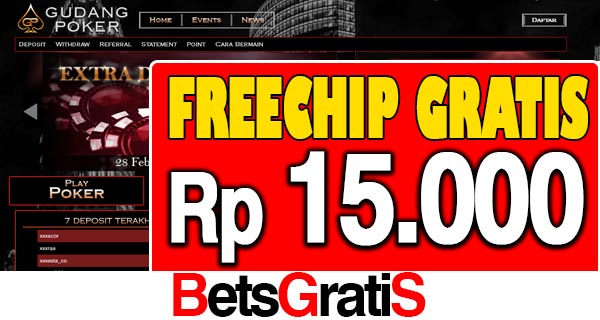 GudangPoker Freechip Gratis Rp 15.000 Tanpa Deposit