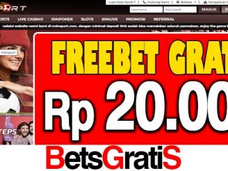 MdnSport Freebet Gratis Rp 20.000 Tanpa Deposit