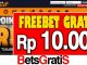 BandarWalet Freebet Gratis Rp 10.000 Tanpa Deposit