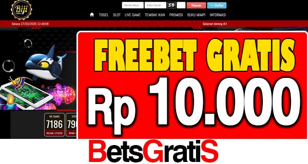 BijiTogel Freebet Gratis Rp 10.000 Tanpa Deposit (2)