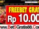 Cece188 Freebet Gratis Rp 10.000 Tanpa Deposit