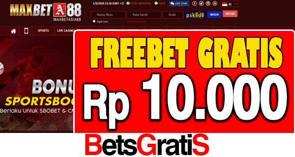 Maxbetasia88 Freechip Gratis Rp 10.000 Tanpa Deposit