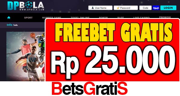 DPBola Freebet Gratis Rp 25.000 Tanpa Deposit