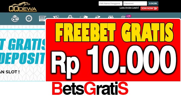 QQDewa Freebet Gratis Rp 10.000 Tanpa Deposit