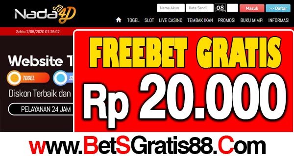 Nada4D Freebet Gratis Rp 20.000 Tanpa Deposit