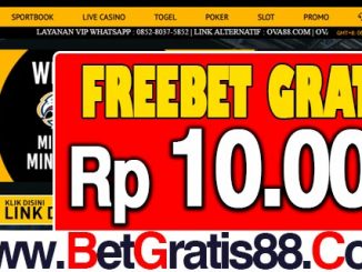 OVABet Freebet Gratis Rp 10.000 Tanpa Deposit