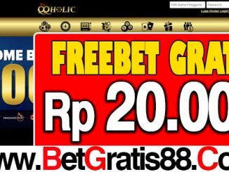 QQHolic Freebet Gratis Rp 20.000 Tanpa Deposit