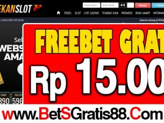 PekanSlot Freebet Gratis Rp 15.000 Tanpa Deposit