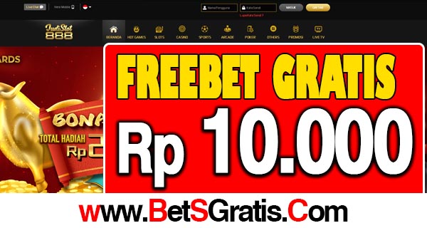 JudiSlot888 Freebet Gratis Terbaru Rp 10.000 Tanpa Deposit