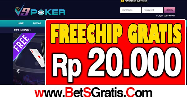 V9Poker Freechip Gratis Rp 20.000 Tanpa Deposit