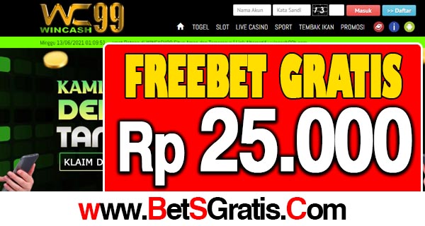 Situs WinCash99 Freebet Gratis Rp 25.000 Tanpa Deposit