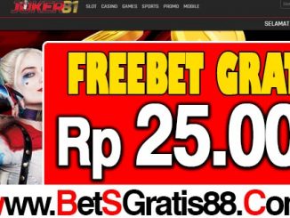 Joker81 Freebet Gratis Rp 25.000 Tanpa Deposit