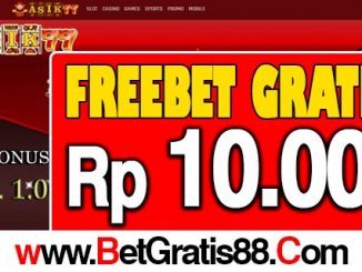 Asik77 Freebet Gratis Rp 10.000 Tanpa Deposit