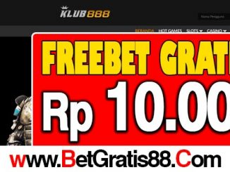 Klub888 Freebet Gratis Rp 10.000 Tanpa Deposit