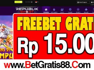 RepublikSport Freebet Gratis Rp 15.000 Tanpa Deposit