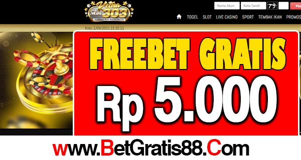 KetuaSlot303 Freebet Gratis Rp 5.000 Tanpa Deposit