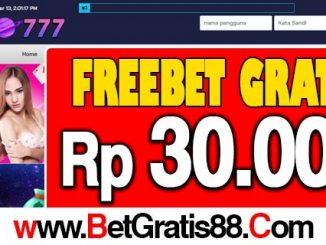 UFO777 Freebet Gratis Rp 30.000 Tanpa Deposit