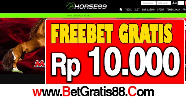 Horse89 Freebet Gratis Rp 10.000 Tanpa Deposit