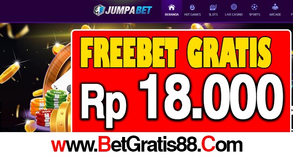 JumpaBet Freebet Gratis Rp 18.000 Tanpa Deposit