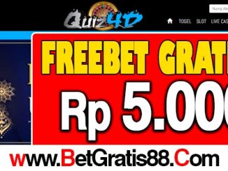 Quiz4D Freebet Gratis Rp 5.000 Tanpa Deposit