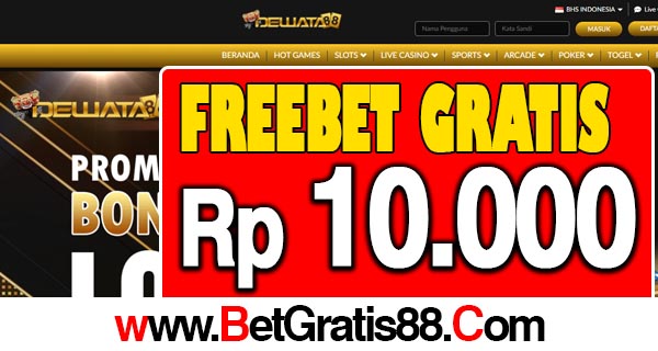 Dewata88 Freebet Gratis Rp 10.000 Tanpa Deposit