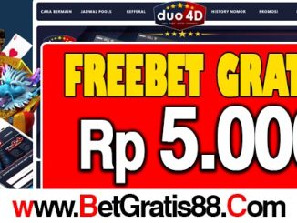 Duo4D Freebet Gratis Rp 5.000 Tanpa Deposit