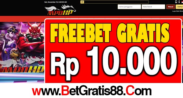 MPOHp Freebet Gratis Rp 10.000 Tanpa Deposit