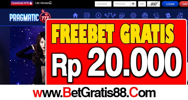 Pragmatic777 Freebet Gratis Rp 20.000 Tanpa Deposit