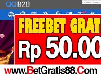 QQ820 Freebet Gratis Rp 50.000 Tanpa Deposit