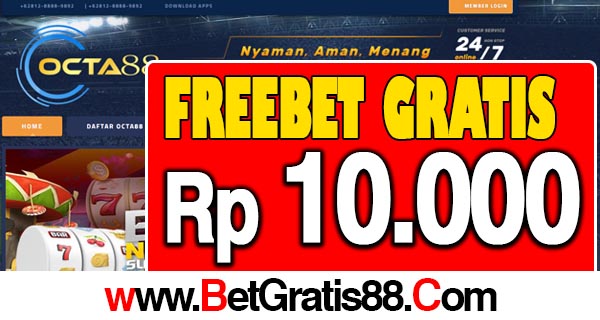 Octa88 Freebet Gratis Rp 10.000 Tanpa Deposit