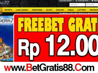 Sera77 Freebet Gratis Rp 12.000 Tanpa Deposit