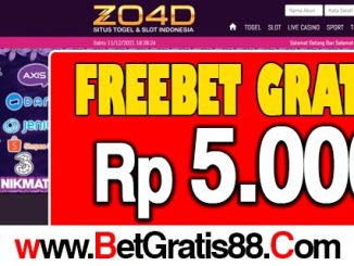 ZO4D Freebet Gratis Rp 5.000 Tanpa Deposit