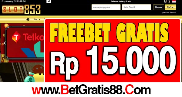 Slot853 Freebet Gratis Rp 15.000 Tanpa Deposit