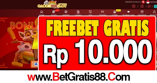 GacorQQSlot Freebet Gratis Rp 10.000 Tanpa Deposit