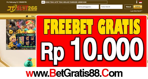 JTSlot266 Freebet Gratis Rp 10.000 Tanpa Deposit