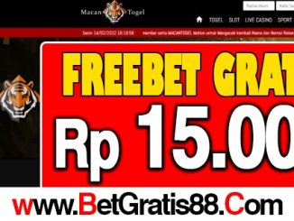 MacanTogel Freebet Gratis Rp 15.000 Tanpa Deposit